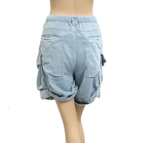 Free People We The Free Washed Shorts Low-Waisted Cargo Casual XL NEW 282680 - Picture 3 of 6